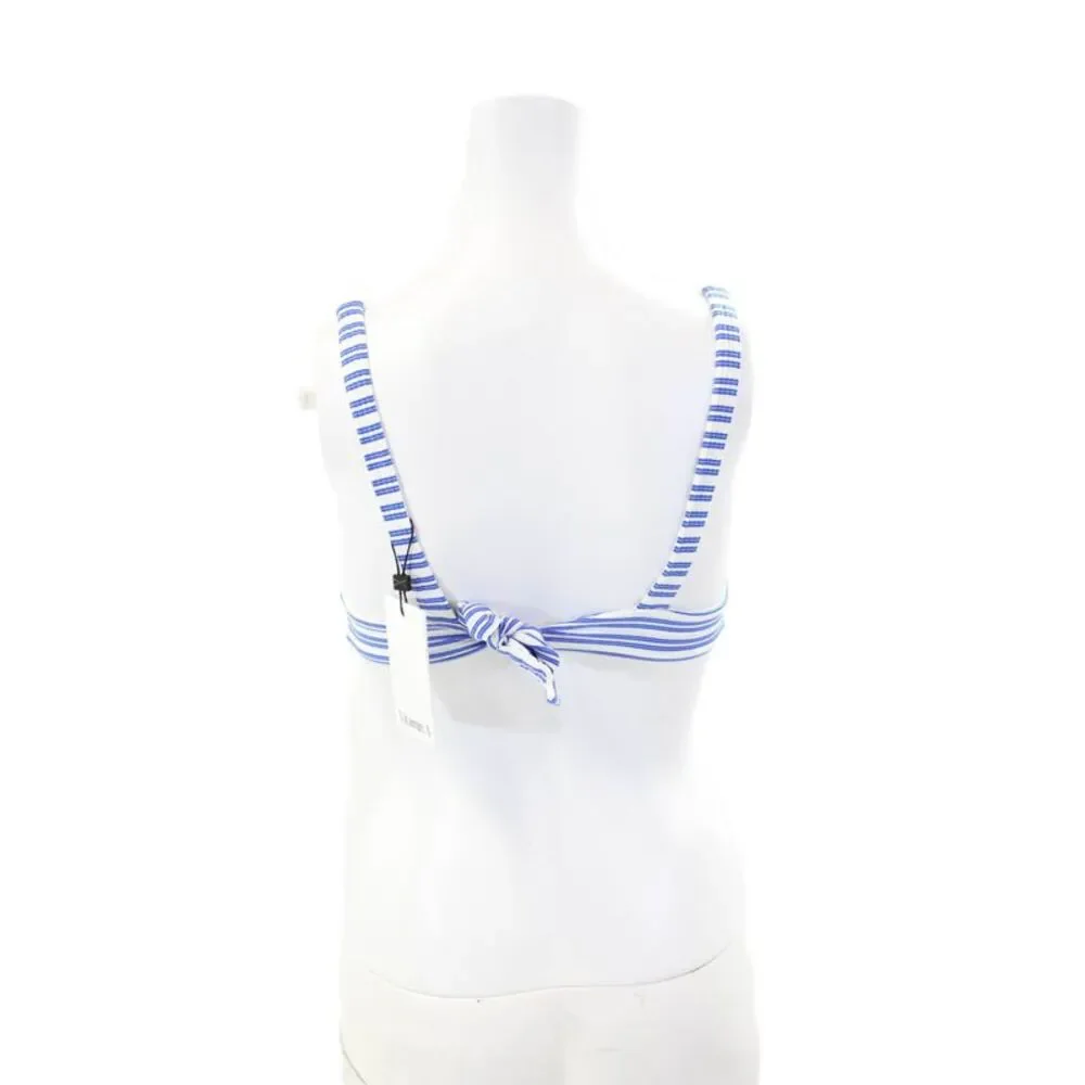 Vitamin A Women's Sardinia Striped Demi Bikini Top Blue Size XS